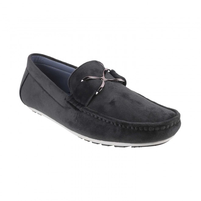 Mochi Black Casual Loafers 343